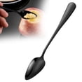 thumbnail image 1 of Serrated Edge Spoon Thick Stainless Steel Grapefruit Spoon Dessert Spoon Serrated Edge Kitchen Utensils For Dessert Scraping & Peeling, 1 of 9