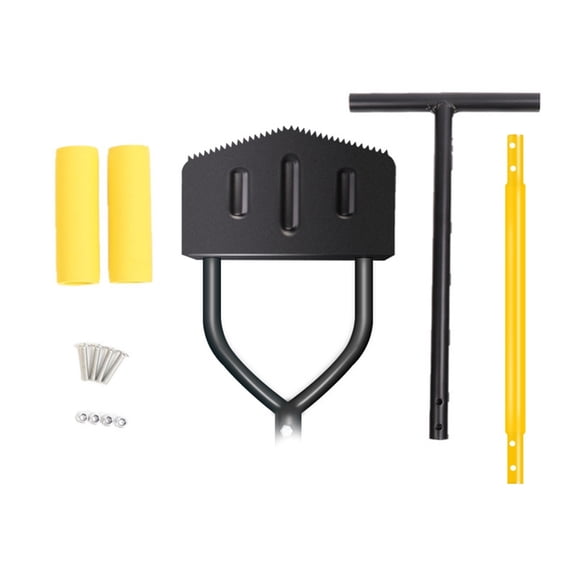 Serrated Edges Manual Lawn Edger Wide Foot Platform Border Edger Garden Tool Lawn Edging Tool 41'' Long