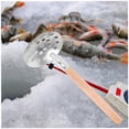 thumbnail image 1 of Serrated Ice Fishing Spoon,Metal Ice Scoop, Fishing Skimmer Scoop, Ice Fishing Filter Spoon,Fish Landing Spoon Ice Scoop, 1 of 8