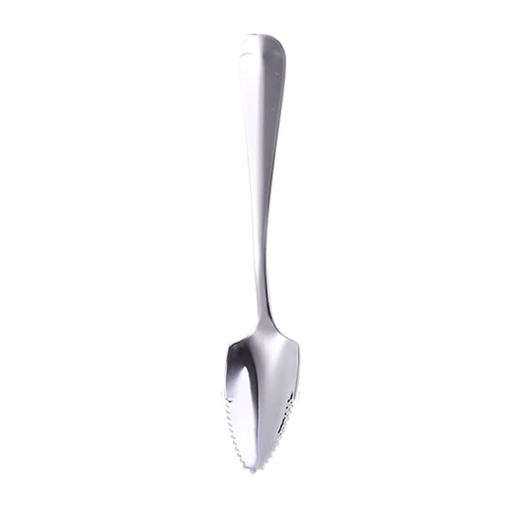 Serrated Stainless Steel Fruit Spoon - For Baby Food Puree, Mashes Fruits, Safe for Baby Gums, Maternity & Baby Product