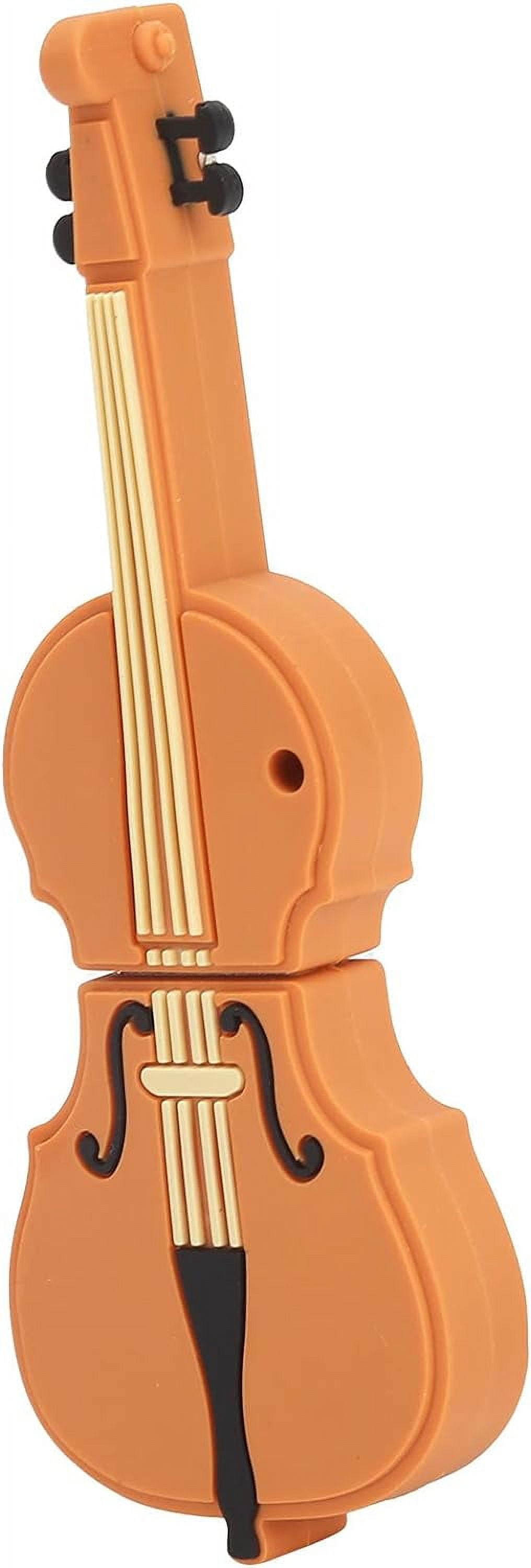 Serrounder Lovely Violin Usb Flash Drive, Plug And Play For Data Storage, Sharing, Suitable For