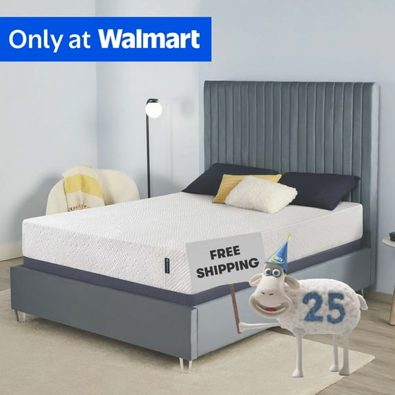 Serta 10" Twin XL Medium Gel Memory Foam Mattress – Cooling Comfort & Pressure Relief