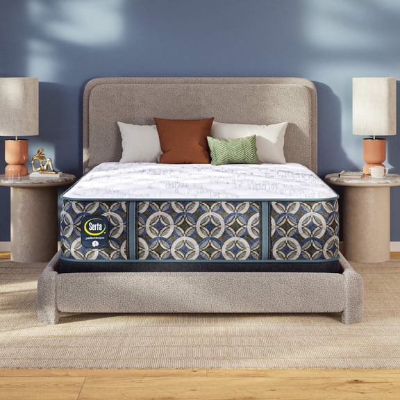 Serta 14" King Mattress, Perfect Sleeper Garden Escape Medium, Innerspring Mattress, King Size Mattress, Adult Mattress