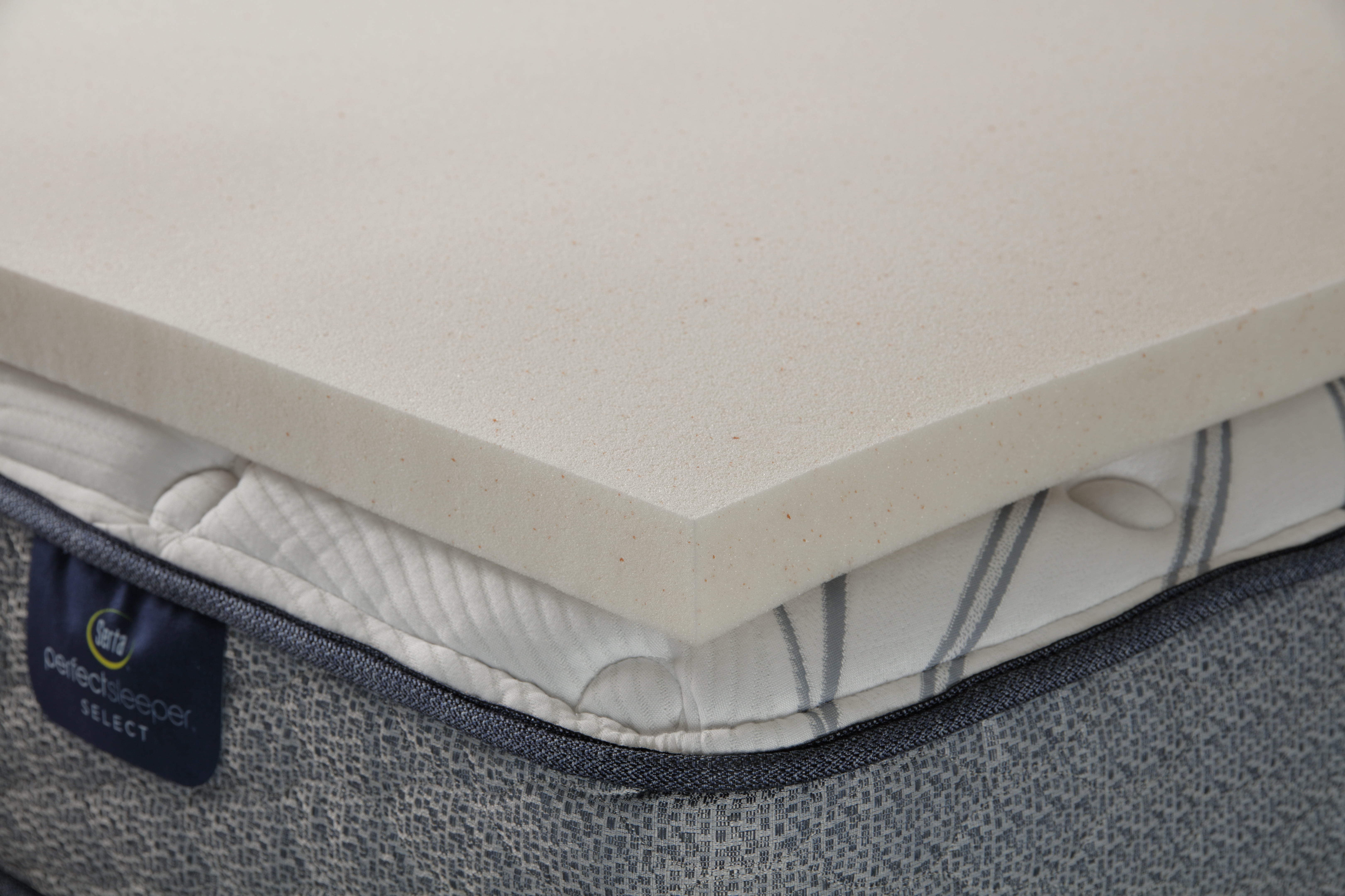 Serta 2" Cooling Coppergel Memory Foam Mattress Topper, King