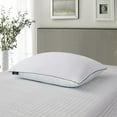 thumbnail image 1 of Serta 233 Thread Count Summer And Winter White Goose Feather Bed Pillow, 1 of 4