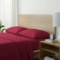 thumbnail image 1 of Serta 3-Piece 85 Thread Count Red Polyester Bed Sheet Set, Twin–Super Soft, 1 of 5