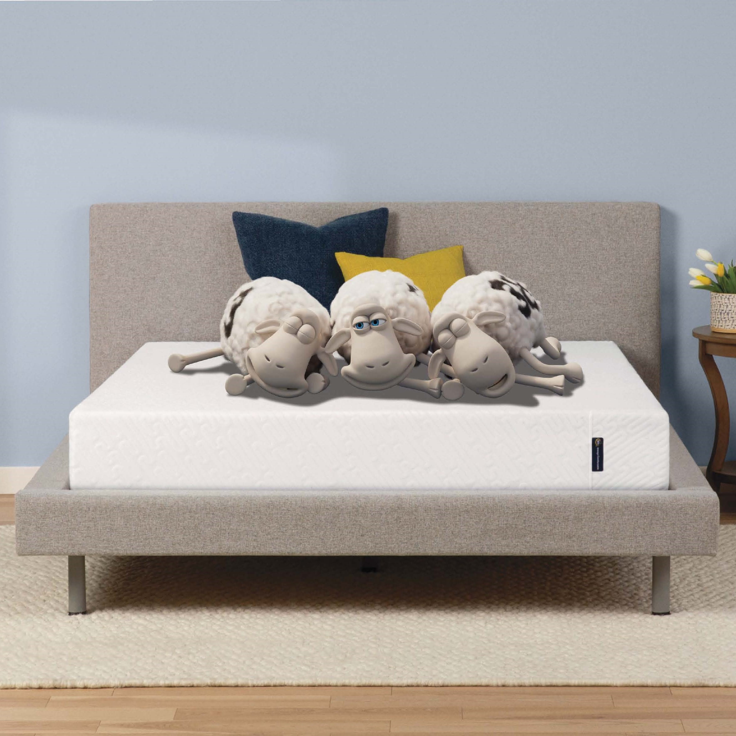 Serta 8 inch, Twin Mattress, Medium Mattress, Gel Memory Foam Mattress, Cooling, Pressure Relief, Mattress in a Box, Twin Size Mattress