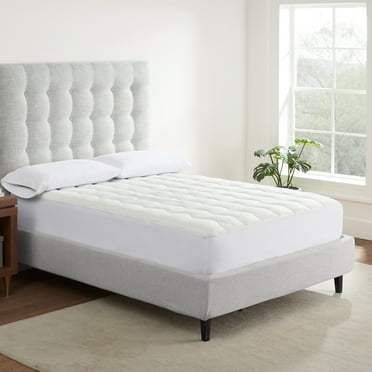 Serta Air Dry Extra Comfort Mattress Pad, Stain and Odor Resistant, Twin, 39" x 75", White