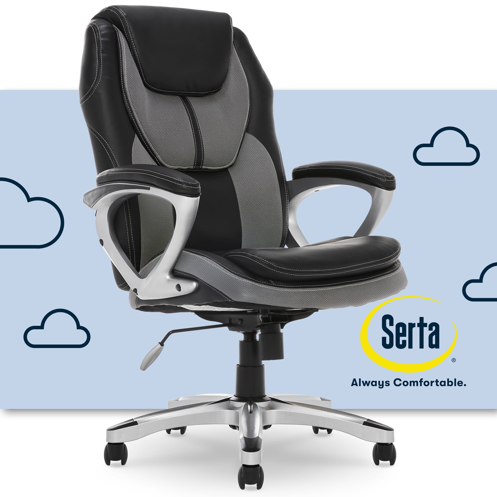 Serta my fit executive office chair with tailored reach deals