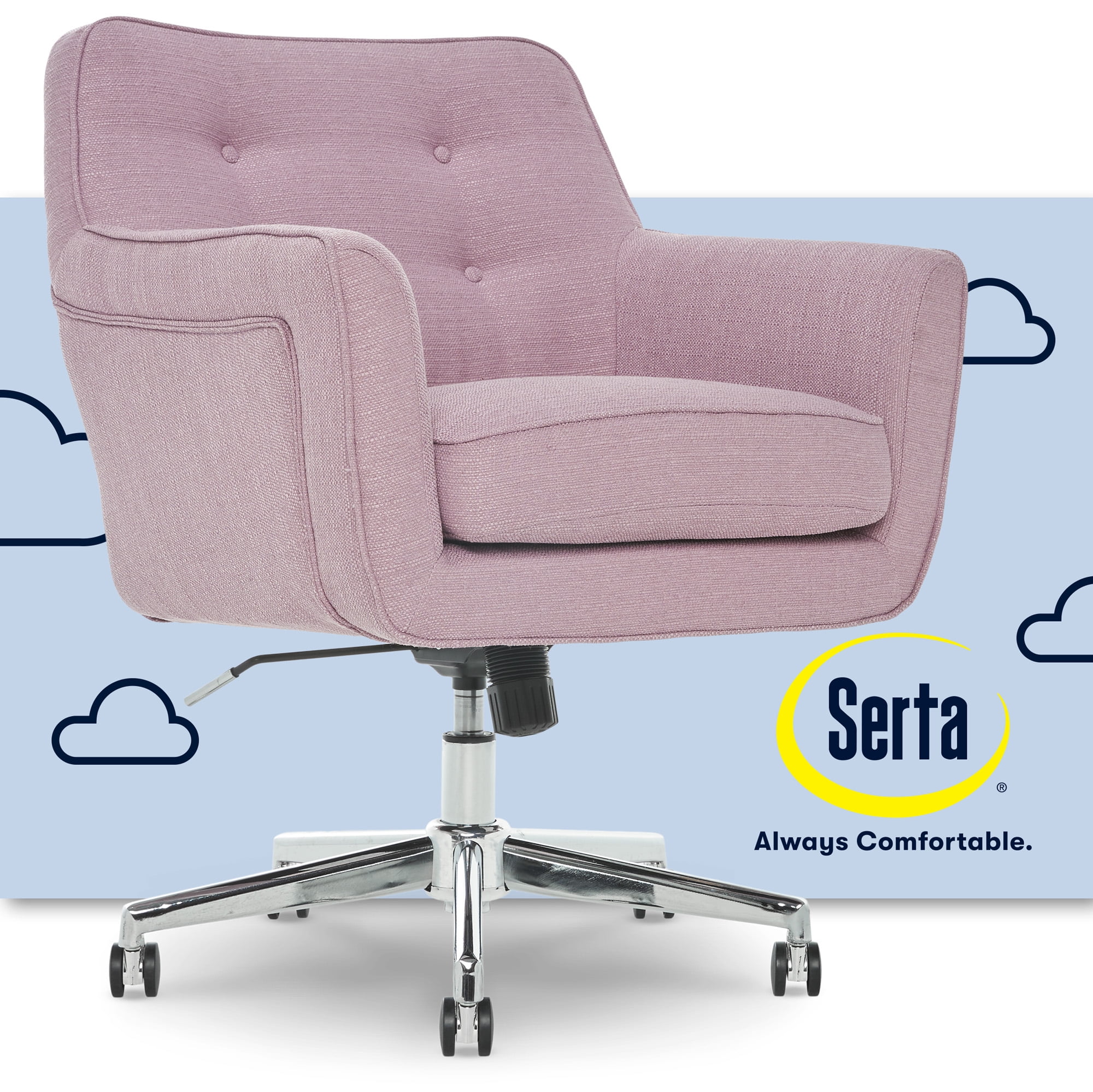 Serta ashland task chair ivory hotsell