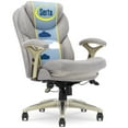 thumbnail image 1 of Serta Back in Motion Technology Fabric Executive Office Chair, Light Gray, 1 of 12