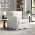 thumbnail image 1 of Serta Bentley Modern Convertible Arm Chair, Cream Woven Fabric, 1 of 12