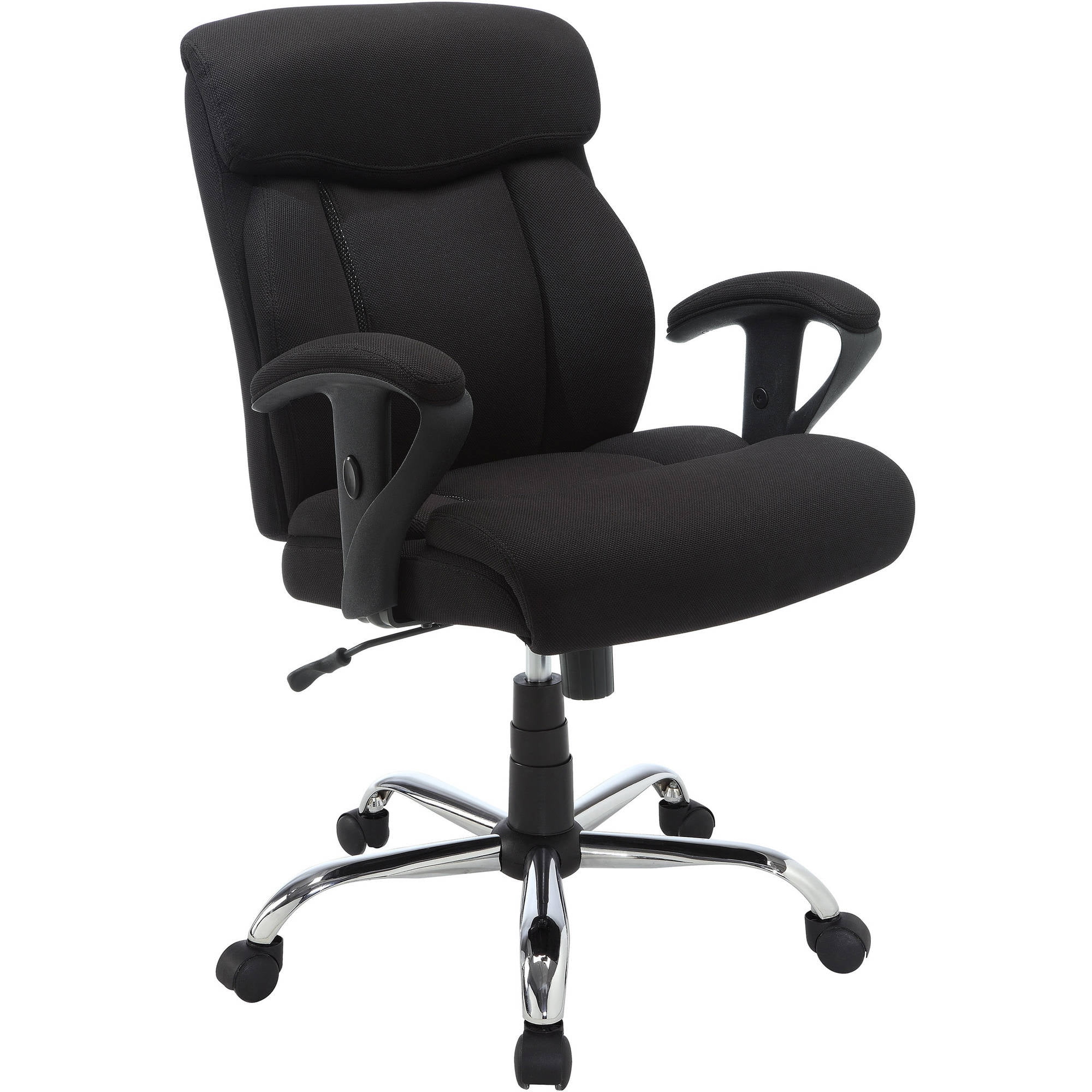 Free Shipping Serta Big Tall Fabric Manager Office Chair Supports up to 300 lbs Black Walmart