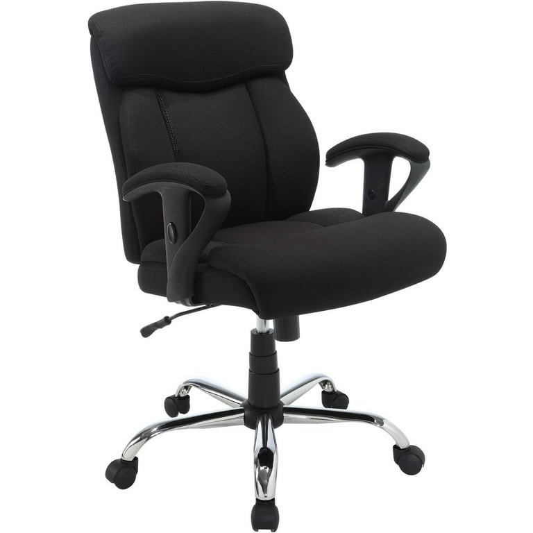 Serta Big Tall Fabric Manager Office Chair Supports up to 300 lbs Black