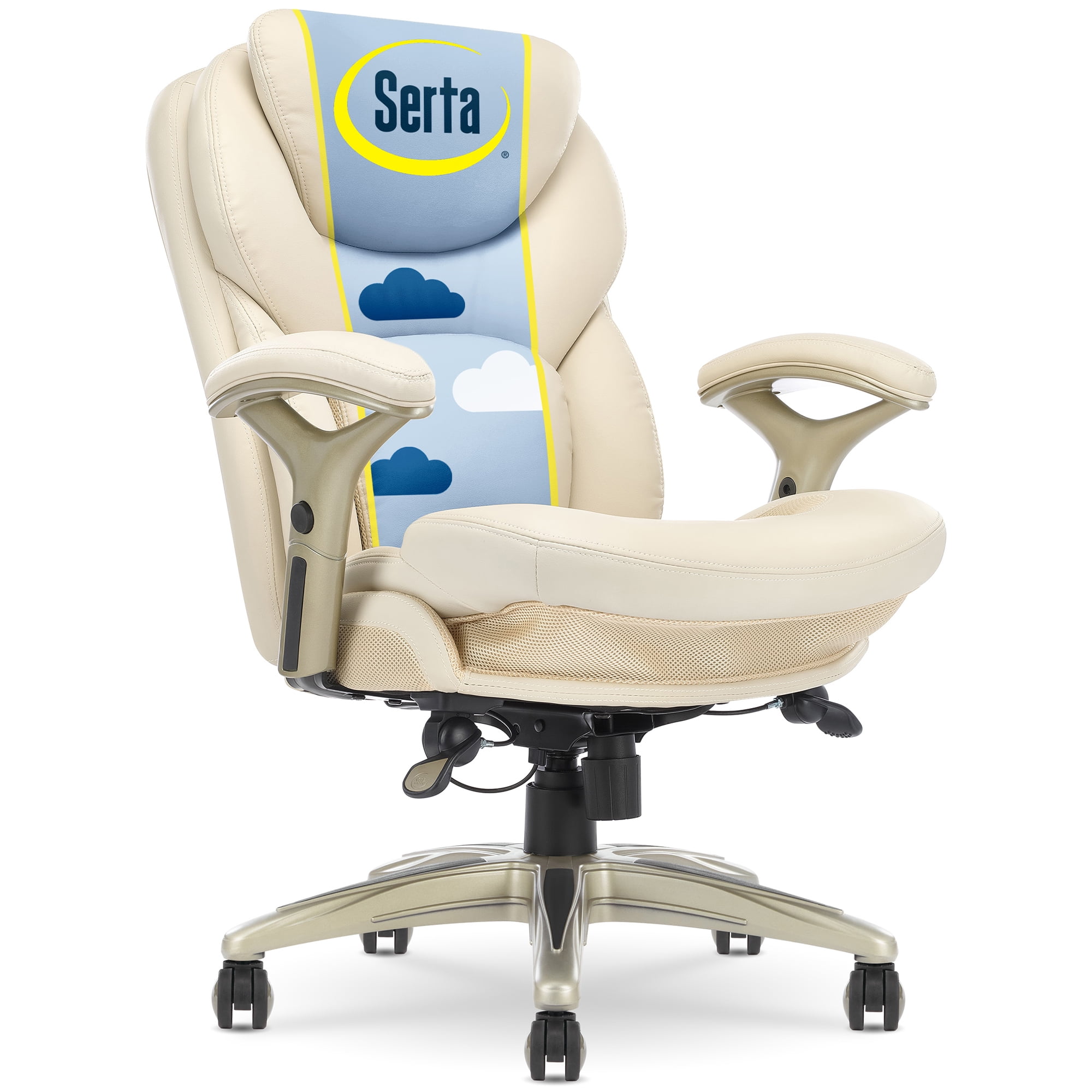 Serta Bonded Leather Office Chair with True Wellness Egypt Ubuy