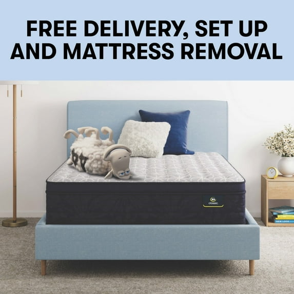 Serta 14.5" King Classic Clarks Hill Elite Ltd Plush Pillow Top Innerspring Adult Mattress