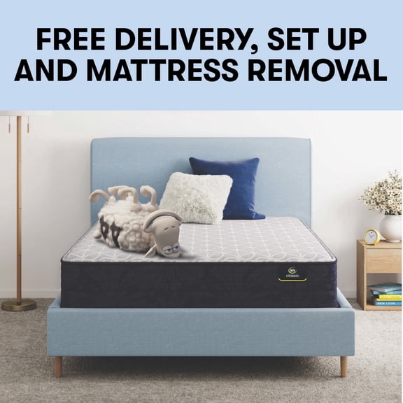 Serta 11.5" Twin XL Mattress, Classic Clarks Hill Ltd Medium Tight Top, Innerpring Adult Mattress, Twin XL Size Mattress, Adult Mattress