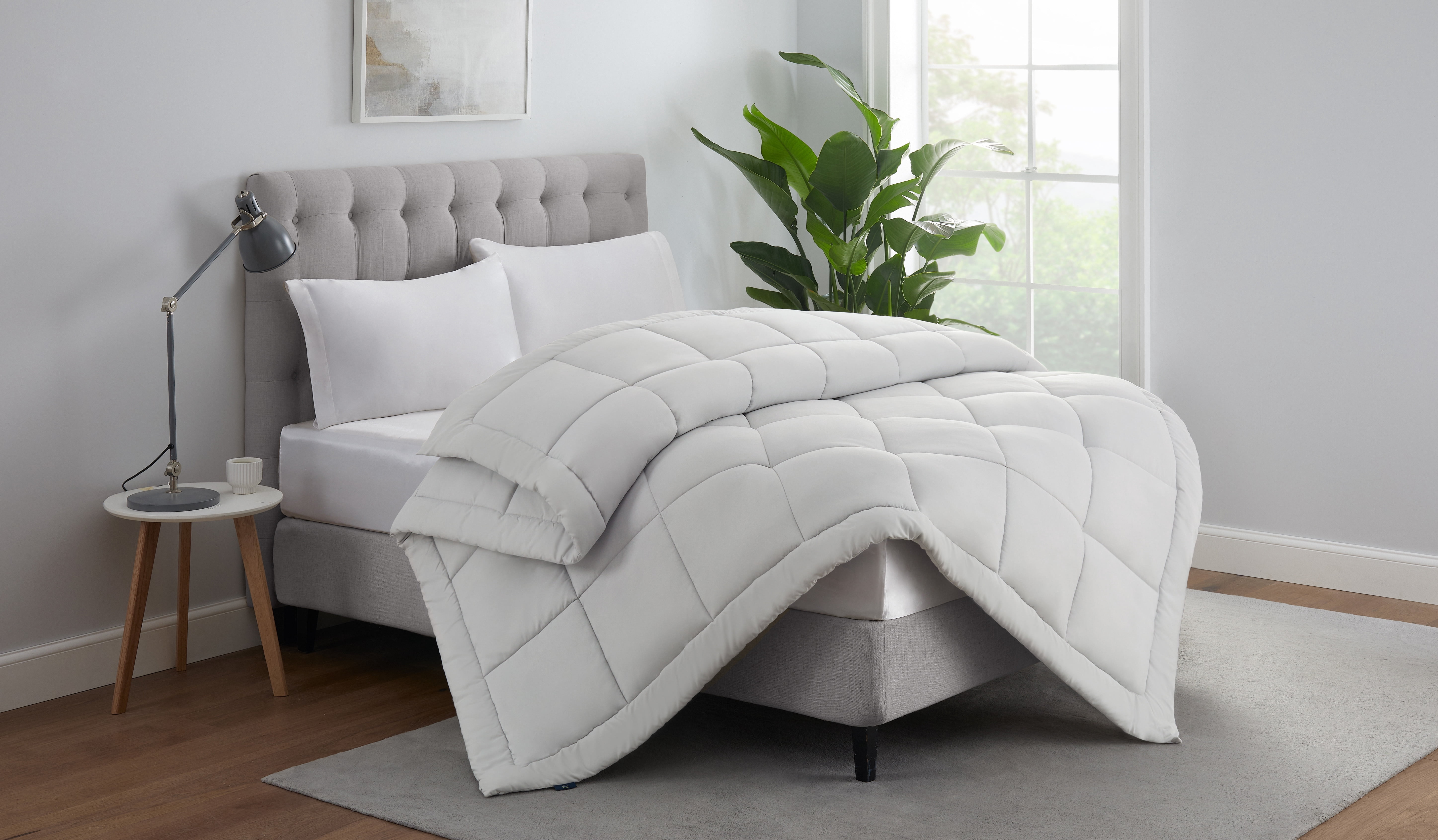 Serta ComfortSure Down Alternative Comforter, Quilted Duvet Insert ...