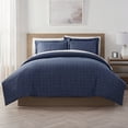 thumbnail image 1 of Serta Contemporary 85 Thread Count 4 Piece Bedding Sets, Full/Queen, 1 of 5