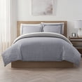 thumbnail image 1 of Serta Contemporary 85 Thread Count 4 Piece Duvet Sets, Full/Queen, 1 of 6