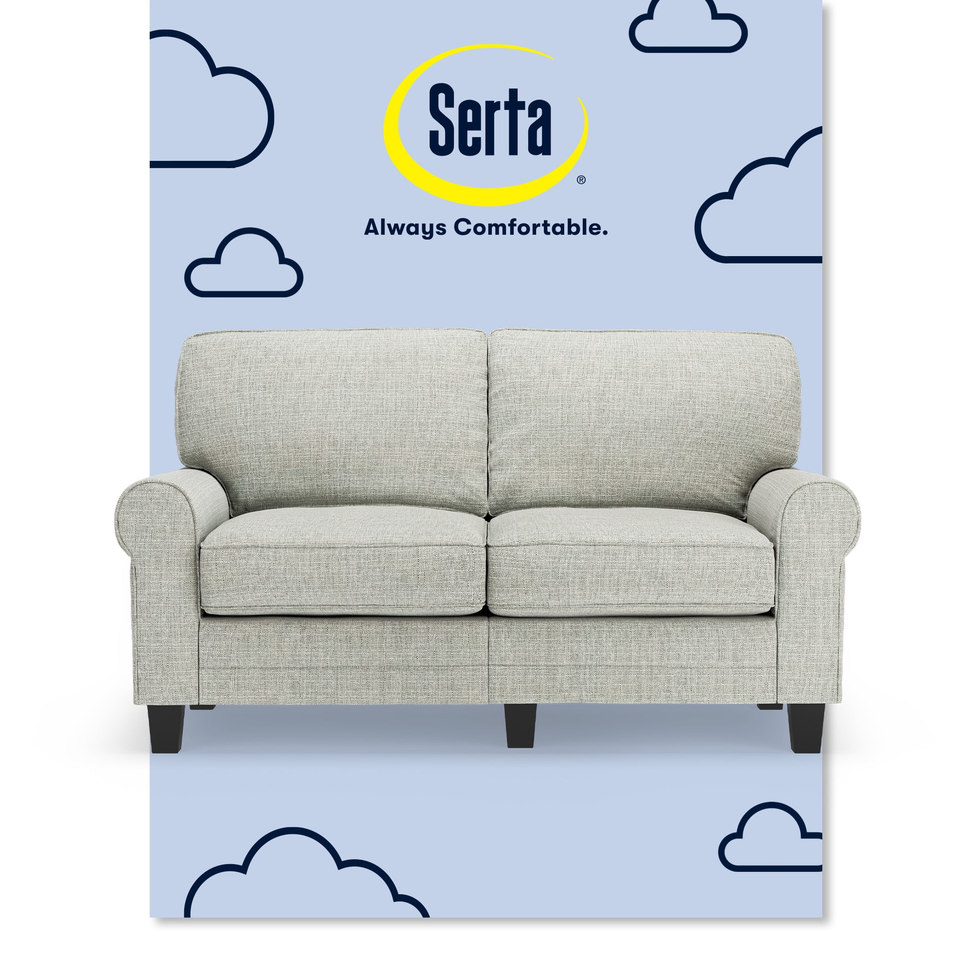 Serta copenhagen loveseat discount