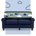 thumbnail image 1 of Serta Copenhagen 61" Rolled Arm Loveseat Sofa with Removable Covers Navy Blue, 1 of 16
