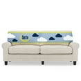 thumbnail image 1 of Serta Copenhagen 78" Rolled Arm Sofa with Removable Covers Cream White, 1 of 16