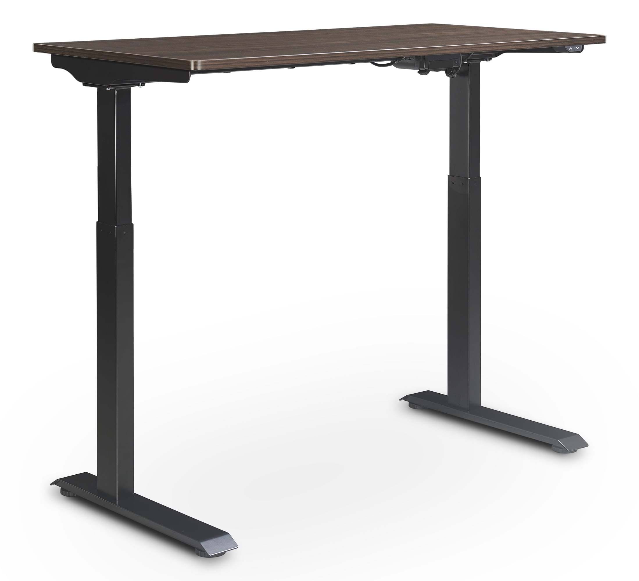 Stesha Height Adjustable Standing Desk 17 Stories Color: Rustic Brown