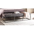 thumbnail image 1 of Serta Danes Tufted Bench with Iron Legs, 1 of 7