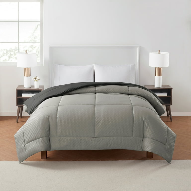 Serta Clean Start Down Alternative Comforter Grey King