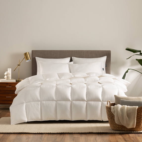 Serta Down Illusion Alternative Extra Warmth Comforter, King/Cal King, White