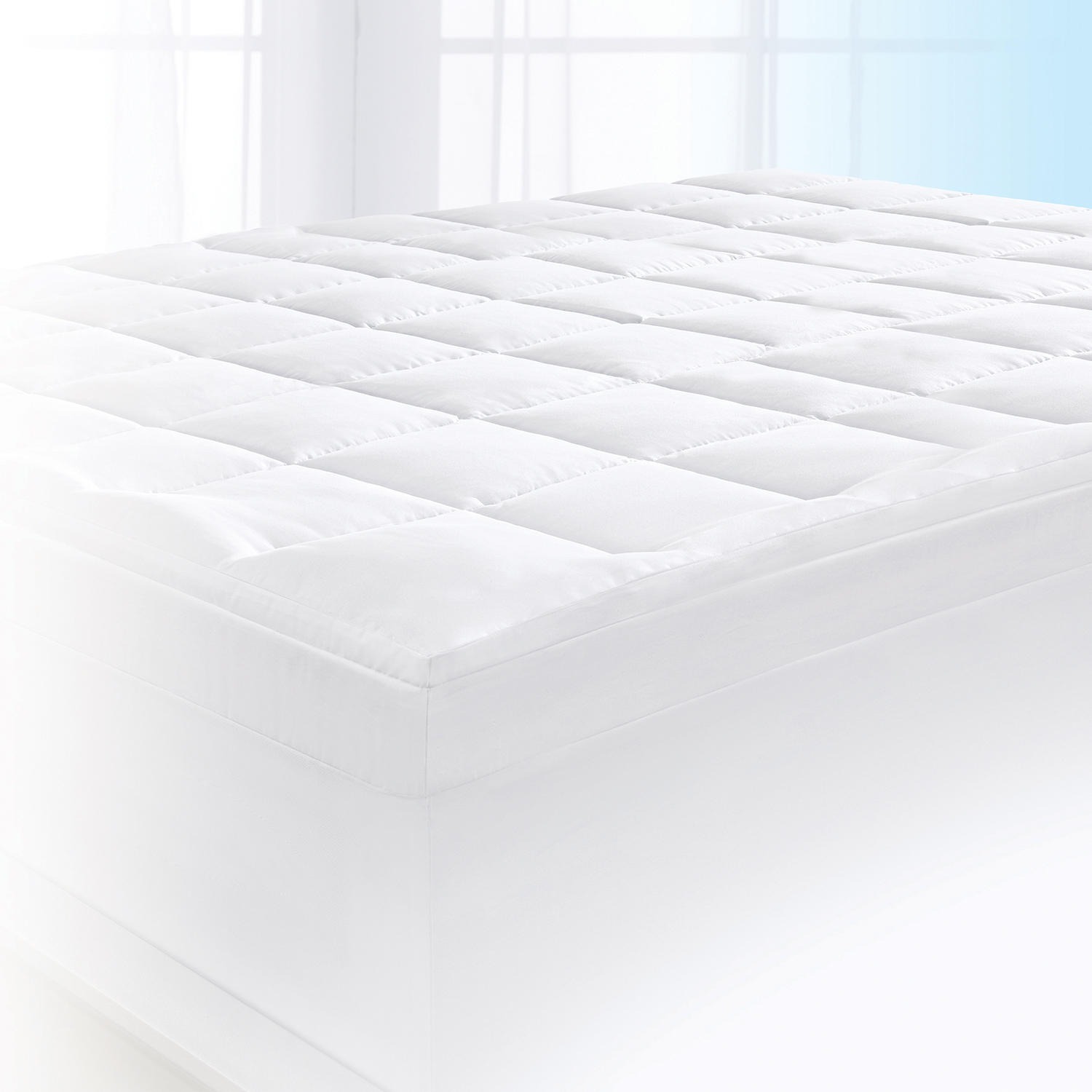 Serta FTOP15305TWWHT 4" PillowTop and Memory Foam Mattress Topper twin