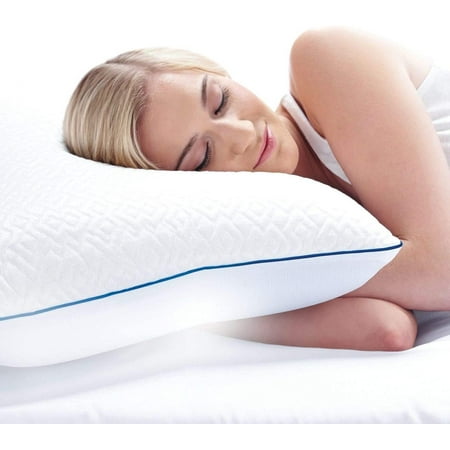 Serta Forever Cool Standard Gel Memory Foam Bed Pillows - Cooling Technology (2 Count)