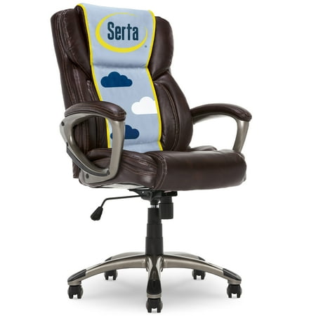 Serta - Executive Office Chair - Biscuit Brown