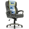 thumbnail image 1 of Serta® Garret Executive Office Chair, Ergonomic Lumbar Support, Semi-Plush Cushion, Body Pillows, Gray, 1 of 17