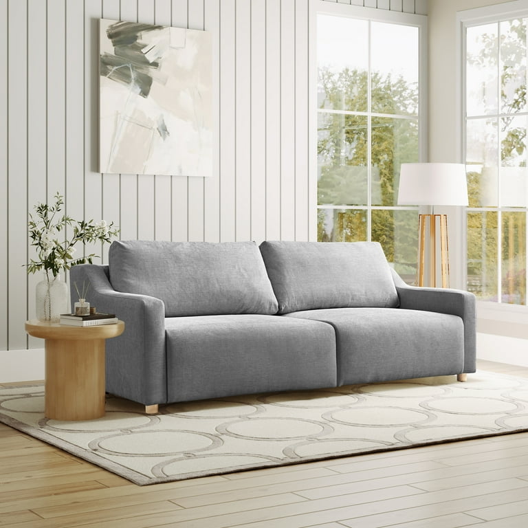 Serta Giles Modern Style Convertible Sofa, Gray Fabric - Walmart.com