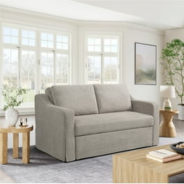 Serta Tennyson Scandinavian Convertible Loveseat with Full