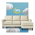 thumbnail image 1 of Serta Harmon Roll Arm Sectional Cream, 1 of 12