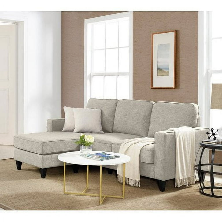 Serta Harmon Sectional Ash Light Gray