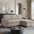 thumbnail image 1 of Serta Hayden Convertible Sectional Sofa, Taupe Woven Fabric, 1 of 10