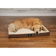 Serta Ortho Quilted Pillow Top Pet Dog Bed, Large Tan