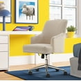 Serta Leighton Home Office Chair, Stoneware Beige