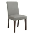 thumbnail image 1 of Serta Liam Parsons Upholstered Accent Dining Chair Set of 2, High-Back Design, Polyester Weave Fabric, Quality Foam Cushion, Armless Side Chair for Kitchen, Dining Room, LivingRoom, Ash Gray, 1 of 8