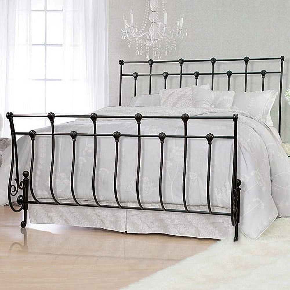 Serta Metal Queen Bed, Pebbled Black - Walmart.com