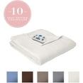 thumbnail image 1 of Serta MicroFleece Electric Heated Warming Blanket Full Natural, 1 of 5