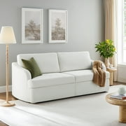 Serta Montgomery Modern Convertible Sleeper Sofa, Ivory
