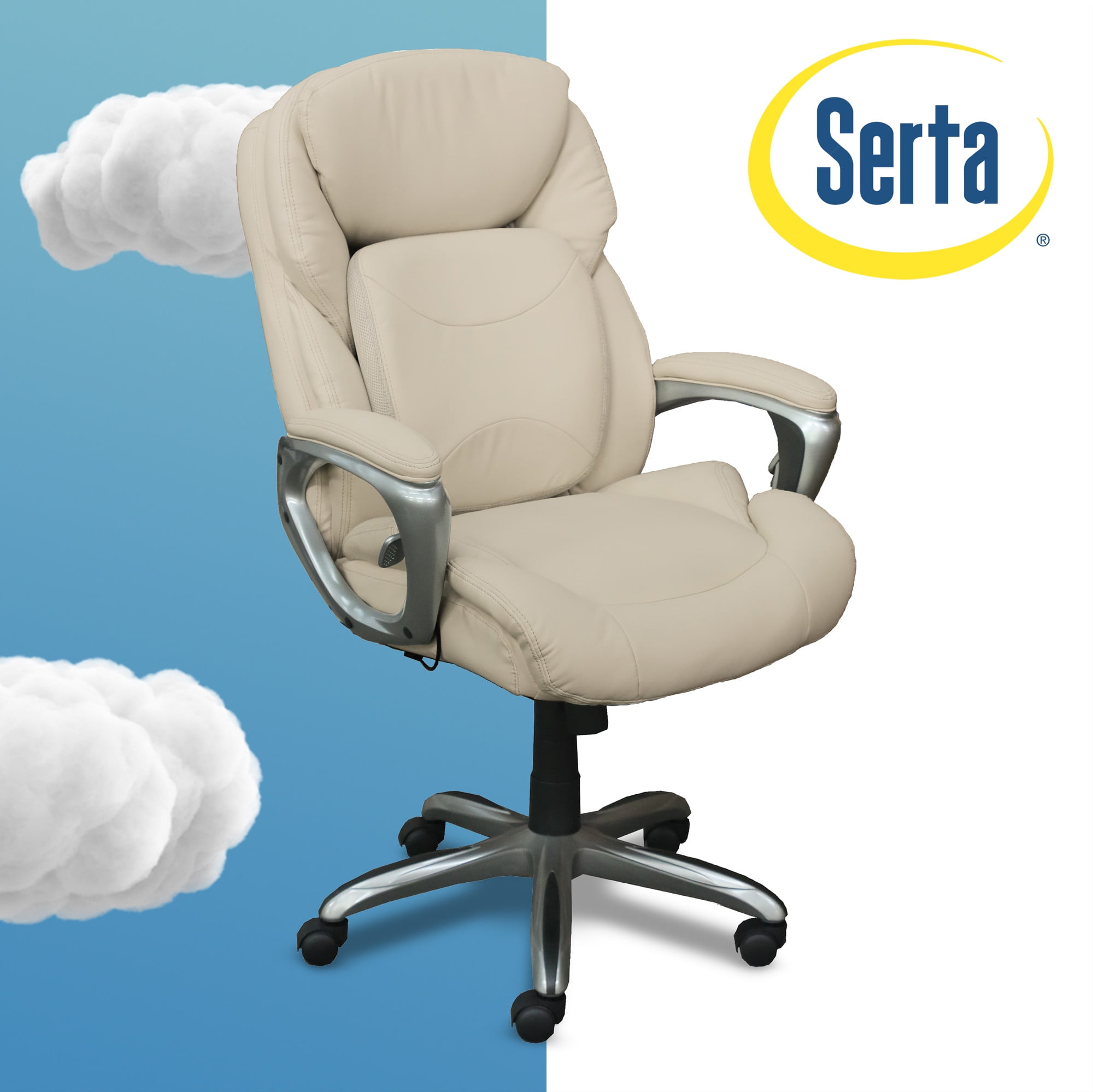 Serta my fit executive office 2024 chair with 360 motion support