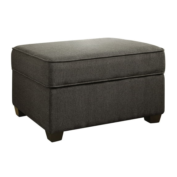 Serta Olin Upholstered Ottoman with Storage Gray
