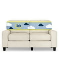 thumbnail image 1 of Serta Palisades 61" Track Arm Sofa Loveseat with Removable Covers Buckwheat, 1 of 16