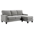 thumbnail image 1 of Serta Palisades 86 Reversible Small Space Sectional with Storage Soft Gray, 1 of 11